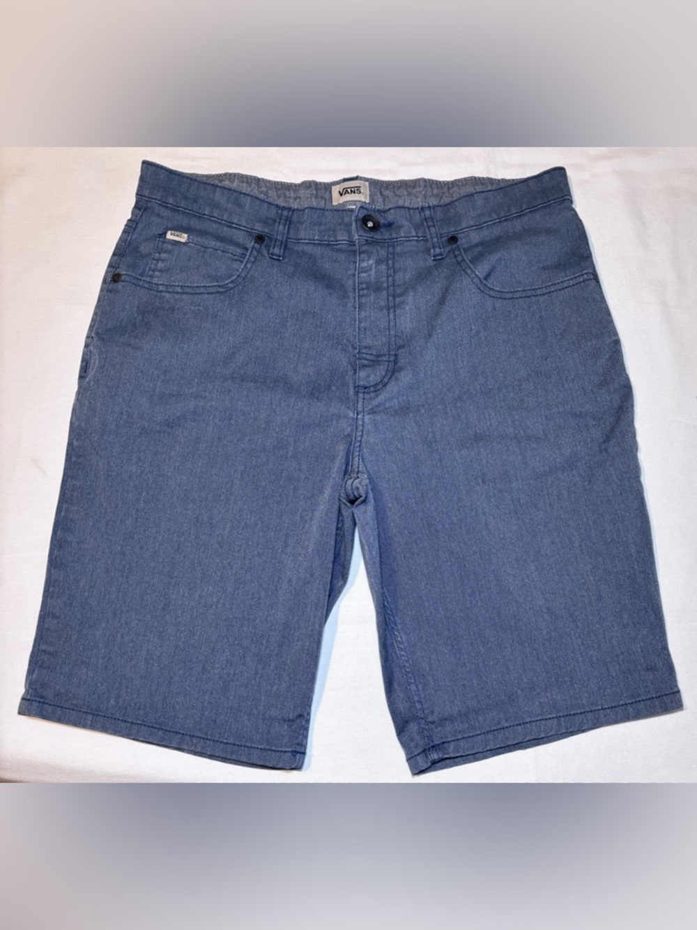 Vans Flat Front Skate Shorts 10” Inseam Size 34